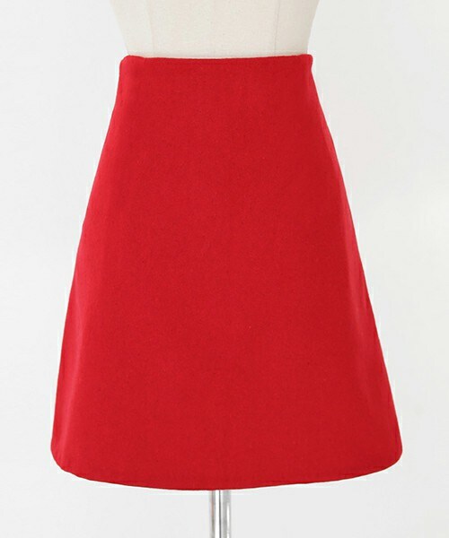 DHOLIC(ディーホリック)の「ウール混Aラインミニスカート(スカート・レディース・ブラウン/ディープグリーン/ブラックグレー/ブラック/レッド・S/M)」の5枚目の写真