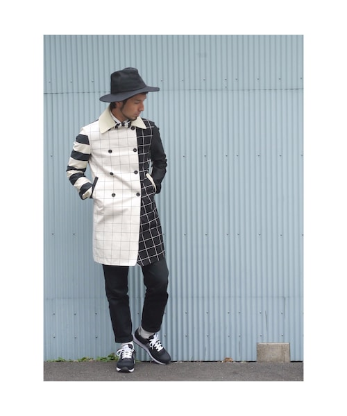 NIRAME.CO（ニラメッコ）の「気まぐれロングピーコート 　モモモノトーン（ピーコート・メンズ・その他）」の4枚目の写真