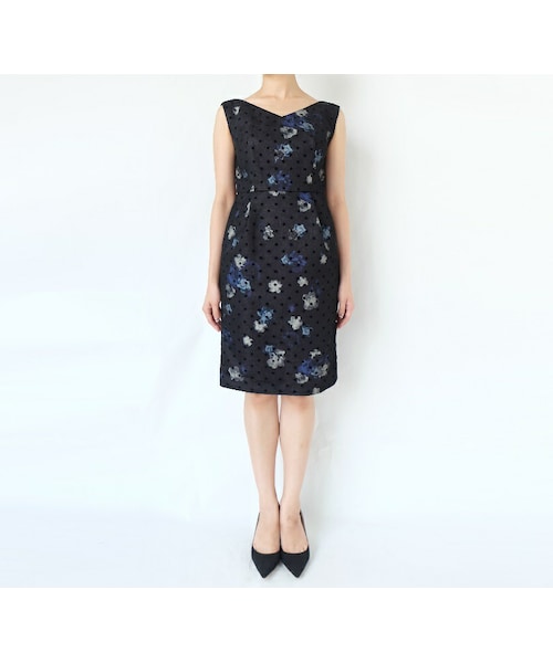 kaene（カエン）の「オリジナルプリント ワンピース（ワンピース・レディース・pink mix/black mix・36/38）」の2枚目の写真