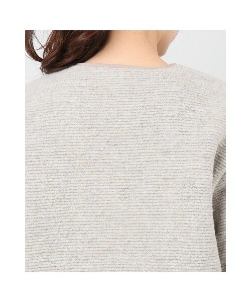 SLOBE IENA（スローブイエナ）の「リバーシブルブルゾン（ジャケット/アウター・ベージュ/ネイビー B・フリー）」の9枚目の写真