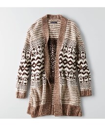 American Eagle | AEOミックスニットオープンフロントカーディガン(カーディガン/ボレロ)