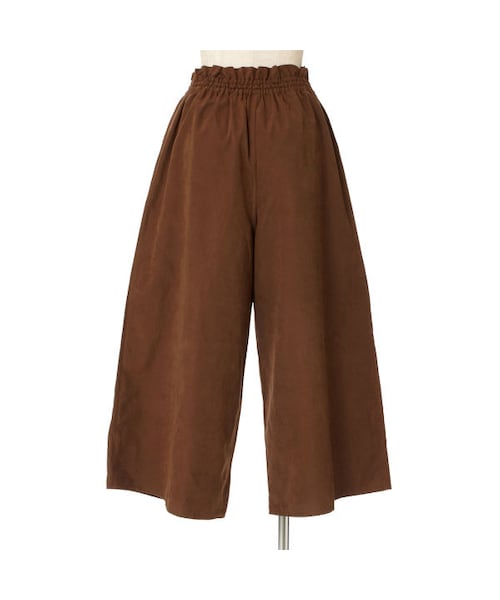 F i.n.t（フィント）の「フロントリボンギャザーワイドパンツ/F&A（その他パンツ・レディース・その他）」の4枚目の写真