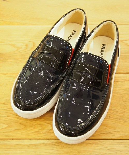 FRAPBOIS（フラボア）の「エナローファー（スニーカー・レディース・ブラック/ネイビー・0/1/2/3）」の3枚目の写真