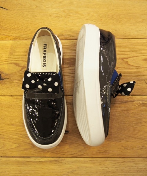 FRAPBOIS（フラボア）の「エナローファー（スニーカー・レディース・ブラック/ネイビー・0/1/2/3）」の8枚目の写真