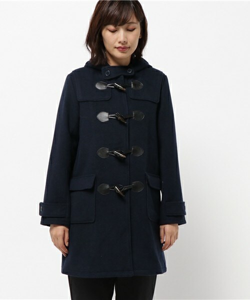 archives（アルシーヴ）の「カルゼミドル丈ダッフルコート（ダッフルコート・レディース・アイボリー/グレー/ネイビー・MEDIUM）」の4枚目の写真