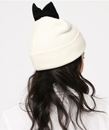 MARK & LONA（マークアンドロナ）の「Big Ribbon Beanie（ニット