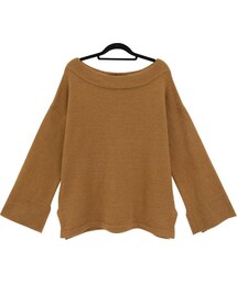 Dailyabout | ワイドスリーブボートネックオーバーフィットニット(P0000VWD)(ニット/セーター)