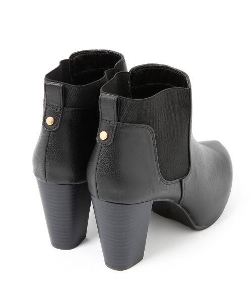 Heather(ヘザー)の「サイドゴアブーツ2(シューズ・ブラック/ブラウン)」の5枚目の写真