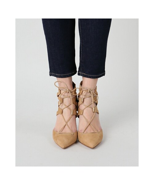 Deuxieme Classe（ドゥーズィエムクラス）の「AQUAZZURA 7.5cm SUEDE LACE UPシューズ◇（シューズ・ベージュ・35/36/37/38/39）」の14枚目の写真