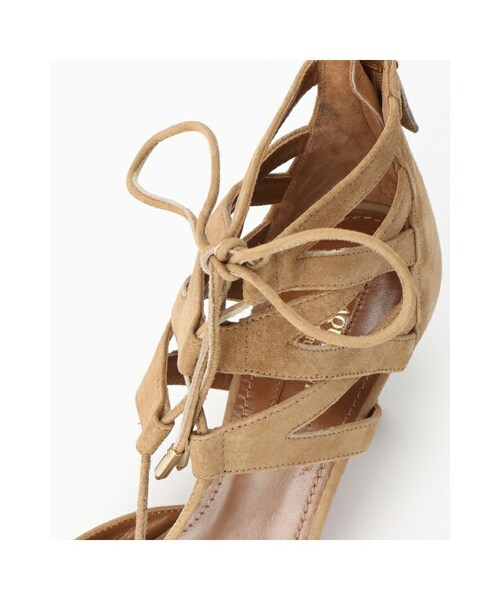 Deuxieme Classe（ドゥーズィエムクラス）の「AQUAZZURA 7.5cm SUEDE LACE UPシューズ◇（シューズ・ベージュ・35/36/37/38/39）」の8枚目の写真