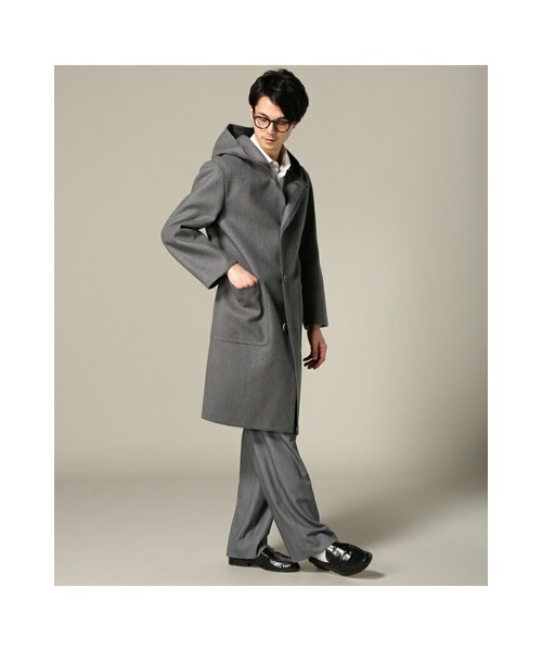 EDIFICE（エディフィス）の「AILE/Super 140S メルトンフードコート