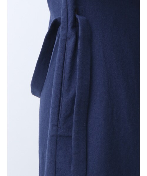 ABAHOUSE（アバハウス）の「ウールワッシャーベルテッドコート（チェスターコート・メンズ・ブラック/オレンジ/ネイビー・46/48）」の10枚目の写真