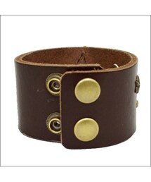 Handmade（ハンドメイド）の「革 牛革 本革 レザー ブレス 星型