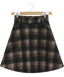2PER | ウェストゴムチェックフレアスカート(P0000EMI)(スカート)