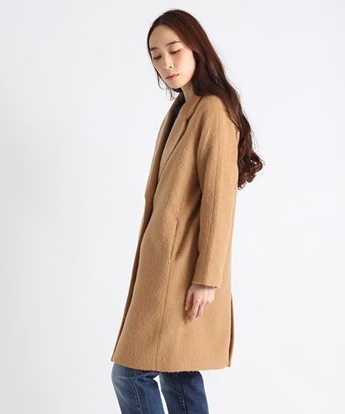 studio CLIP(スタディオクリップ)の「シャギーチェスターコート(ジャケット/アウター・グレー/キャメル/ネイビー)」の7枚目の写真