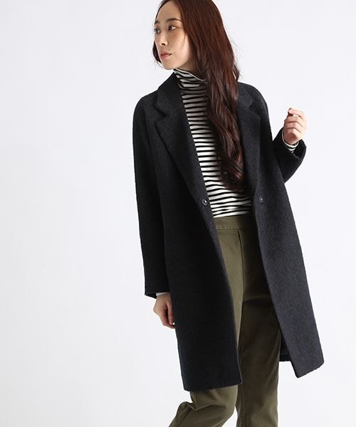 studio CLIP(スタディオクリップ)の「シャギーチェスターコート(ジャケット/アウター・グレー/キャメル/ネイビー)」の3枚目の写真