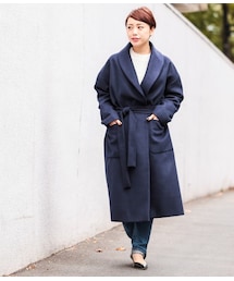 LE JUN | フェイクウールガウンコート(ジャケット/アウター)