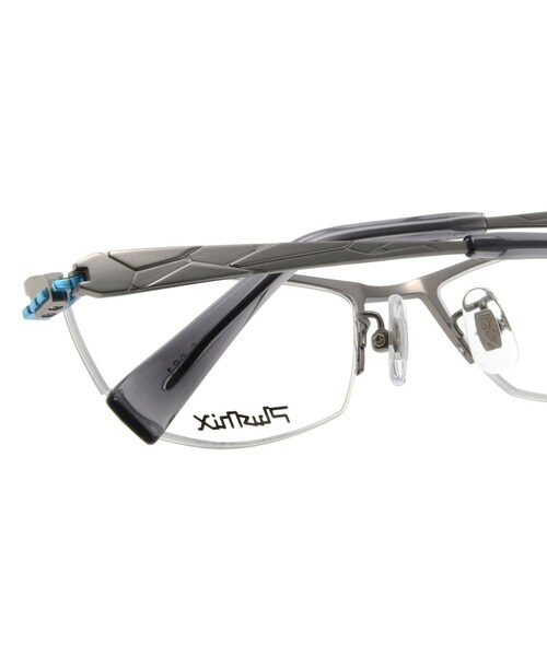 Plusmix（プラスミックス）の「プラスミックス PX-13714-061（メガネ・メンズ・グレー・53□16-132）」の5枚目の写真