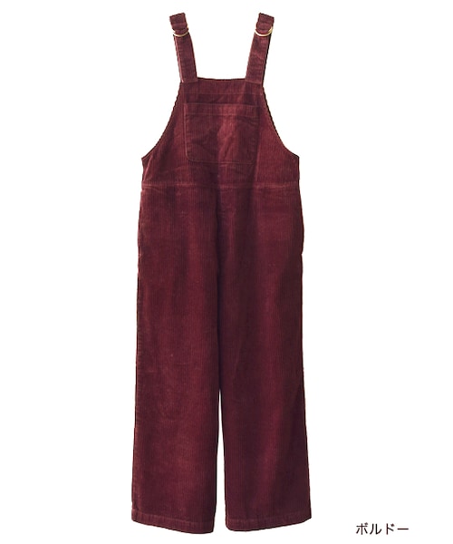 w closet（ダブルクローゼット）の「コーデュロイワイドサロペット 