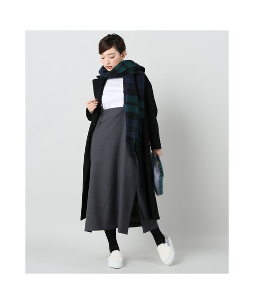 JOURNAL STANDARD（ジャーナルスタンダード）の「TWツイル ホルターベルトジャンパースカート（ワンピース/ドレス・ブラック/グレー・フリー）」の3枚目の写真