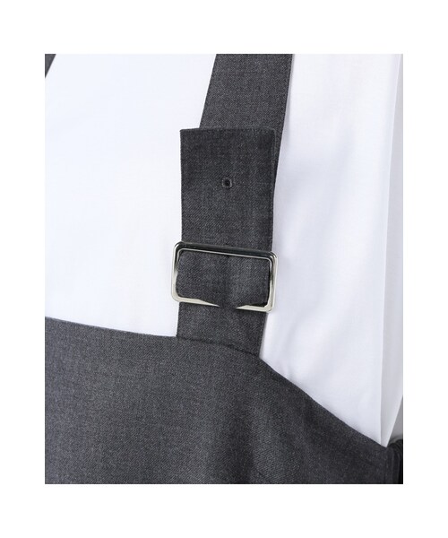 JOURNAL STANDARD（ジャーナルスタンダード）の「TWツイル ホルターベルトジャンパースカート（ワンピース/ドレス・ブラック/グレー・フリー）」の12枚目の写真