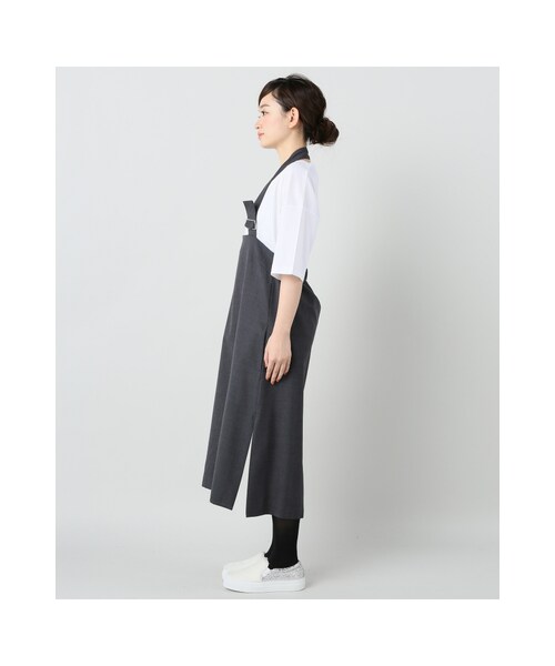 JOURNAL STANDARD（ジャーナルスタンダード）の「TWツイル ホルターベルトジャンパースカート（ワンピース/ドレス・ブラック/グレー・フリー）」の6枚目の写真