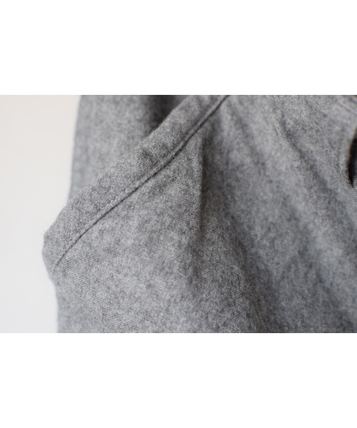 nisica（ニシカ）の「【ラスト1本！】nisica mokusiro by nisica WOOL WIDE PANTS L･GRY ニシカモクシロbyニシカ  ウールワイドパンツ ライト杢グレー（その他パンツ・メンズ・その他）」の15枚目の写真