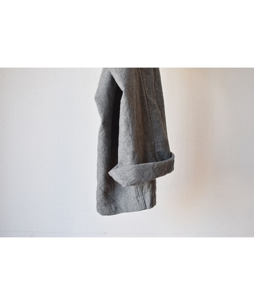 nisica（ニシカ）の「【ラスト1本！】nisica mokusiro by nisica WOOL WIDE PANTS L･GRY ニシカモクシロbyニシカ  ウールワイドパンツ ライト杢グレー（その他パンツ・メンズ・その他）」の14枚目の写真