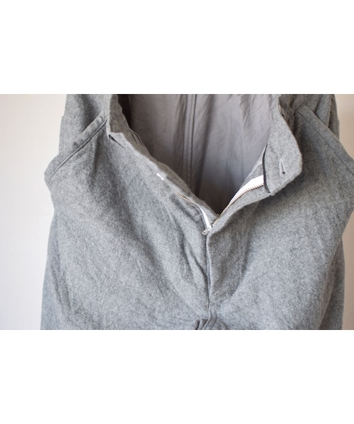 nisica（ニシカ）の「【ラスト1本！】nisica mokusiro by nisica WOOL WIDE PANTS L･GRY ニシカモクシロbyニシカ  ウールワイドパンツ ライト杢グレー（その他パンツ・メンズ・その他）」の11枚目の写真