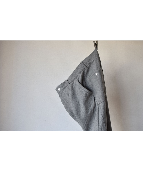 nisica（ニシカ）の「【ラスト1本！】nisica mokusiro by nisica WOOL WIDE PANTS L･GRY ニシカモクシロbyニシカ  ウールワイドパンツ ライト杢グレー（その他パンツ・メンズ・その他）」の12枚目の写真