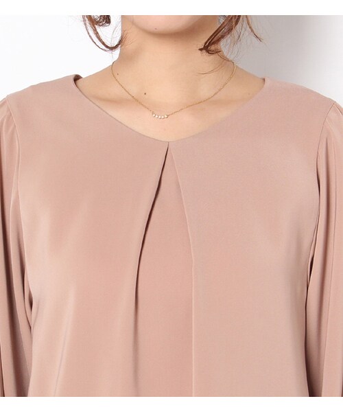 laboratory work（ラボラトリーワーク）の「ベネシャン袖ボリュームブラウス（トップス・レディース・アイボリー/キャメル/ダークレッド/ダークネイビー・M）」の7枚目の写真