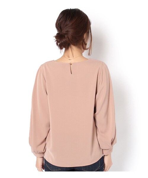 laboratory work（ラボラトリーワーク）の「ベネシャン袖ボリュームブラウス（トップス・レディース・アイボリー/キャメル/ダークレッド/ダークネイビー・M）」の5枚目の写真