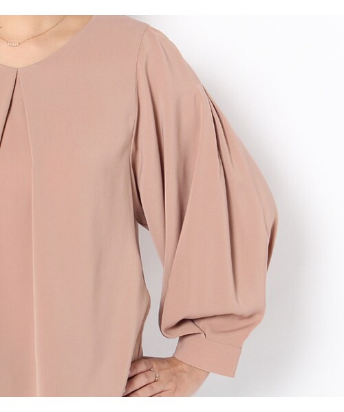 laboratory work（ラボラトリーワーク）の「ベネシャン袖ボリュームブラウス（トップス・レディース・アイボリー/キャメル/ダークレッド/ダークネイビー・M）」の8枚目の写真