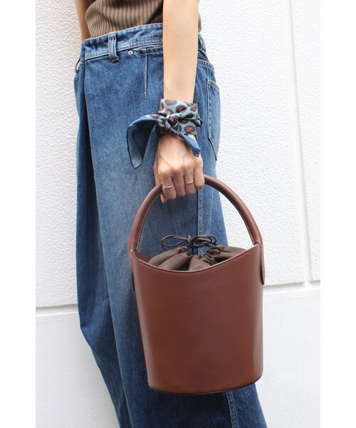 FRAMeWORK（フレームワーク）の「≪予約≫MILOS バケツガタBag ツイカ3◆（バッグ・ブラック/ブラウン/キャメル・フリー）」の2枚目の写真