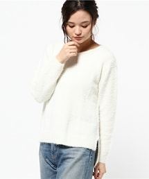 actuel | シャギーサイドスリットP/O(ニット/セーター)