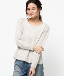 actuel | シャギーサイドスリットP/O(ニット/セーター)