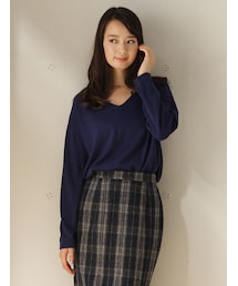 Honeys | 両Ｖチュニック(トップス)