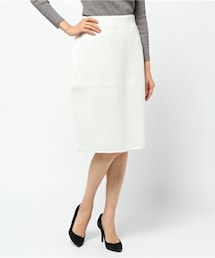 INTERPLANET | ストレッチモヘアリブタイトSK(スカート)