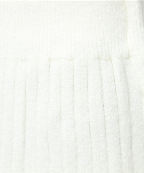 INTERPLANET（インタープラネット）の「ストレッチモヘアリブタイトSK（スカート・レディース・オフホワイト/ブラック/グレー・FREE）」の10枚目の写真