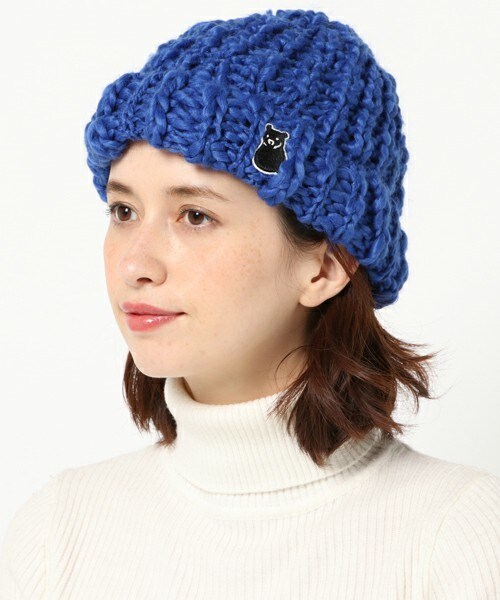 FRAPBOIS（フラボア）の「ZOOワッチ（ニットキャップ/ビーニー・レディース・チャコール/ブルー/イエロー・FREE）」の3枚目の写真