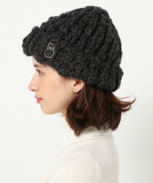 FRAPBOIS（フラボア）の「ZOOワッチ（ニットキャップ/ビーニー・レディース・チャコール/ブルー/イエロー・FREE）」の4枚目の写真