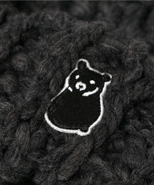 FRAPBOIS（フラボア）の「ZOOワッチ（ニットキャップ/ビーニー・レディース・チャコール/ブルー/イエロー・FREE）」の7枚目の写真