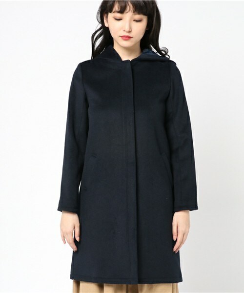 archives（アルシーヴ）の「フードコート（その他アウター・レディース・アイボリー/グレー/ネイビー/キャメル・MEDIUM）」の5枚目の写真