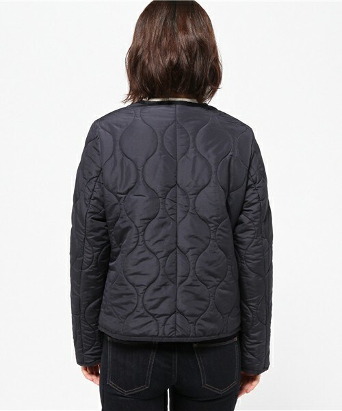 archives（アルシーヴ）の「キルティングジャケット（ブルゾン・レディース・カーキ/ネイビー・MEDIUM）」の5枚目の写真