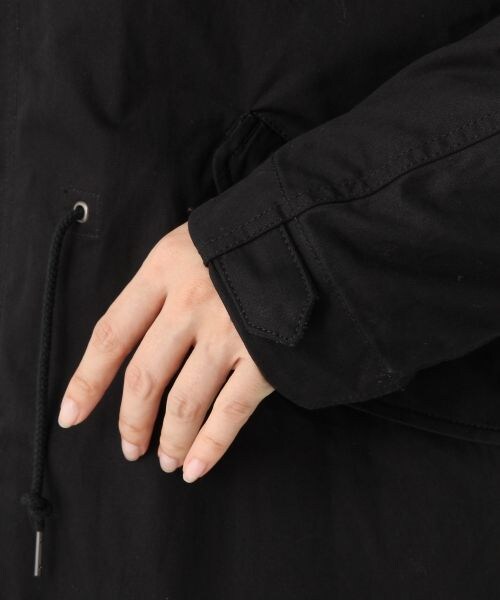 A part by（アパートバイ）の「DMP/3WAYモッズコート（ジャケット/アウター・ブラック/カーキ）」の14枚目の写真