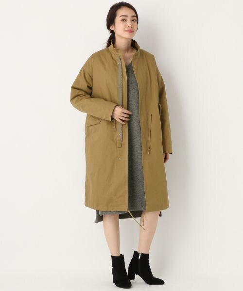 A part by（アパートバイ）の「DMP/3WAYモッズコート（ジャケット/アウター・ブラック/カーキ）」の7枚目の写真