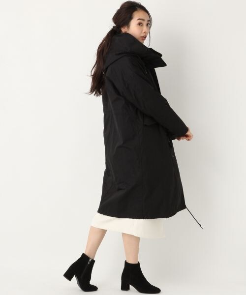 A part by（アパートバイ）の「DMP/3WAYモッズコート（ジャケット/アウター・ブラック/カーキ）」の4枚目の写真