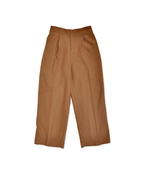 flower（フラワー）の「smart pants ～スマートパンツ（その他パンツ・レディース・gray/brown・FREE）」の2枚目の写真