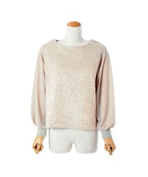 flower | airy shaggy top ～ｴｱﾘｰｼｬｷﾞｰﾄｯﾌﾟ(Tシャツ/カットソー)