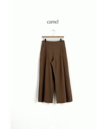 SINOWS | ピンタックガウチョパンツ(スラックス)